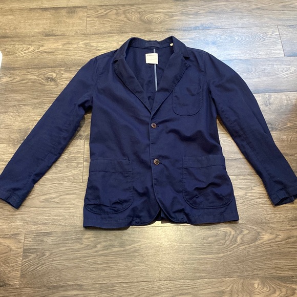 Mens Unlined Cotton/Linen Sport Jacket - Picture 2 of 10